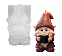 Moules À Bougies Noël Artisanat 3D Santa Claus Savon Argile