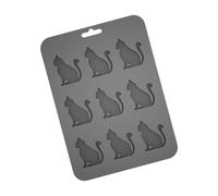 Moules à boules de glace faciles à nettoyer, outil de cuisine en forme de chat, plateau à glace à dégagement facile, Texture en Silicone pour une utilisation multifonctionnelle, plateau pour