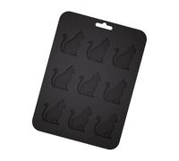 Moules à boules de glace faciles à nettoyer, outil de cuisine en forme de chat, plateau à glace à dégagement facile, Texture en Silicone pour une utilisation multifonctionnelle, plateau pour