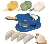 Moules à boulettes créatifs pour la cuisine, fabricant de peau de boulette domestique, bricolage, 1 pièce 1pc green