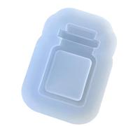 Moules à breloques en résine en forme de bouteille avec des | Silicone réutilisable, facile à nettoyer pour le moulage de résine, la fabrication de savon et de bougies avec