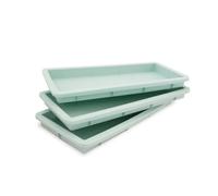 Moules à cake rectangulaire x3 vert d'eau - 2976 - SCRAPCOOKING