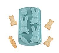 Moules à Chocolat de Pâques Forme de Lapin 3D Antiadhésive