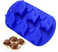 Moules à chocolat en forme de chapeau 3D avec 6 cavités, idéal pour réaliser des gâteaux, des chocolats et des bonbons. Parfait pour la cuisine, les salles de classe, les collations, les glaçons, les 