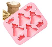 Moules à chocolat en silicone - 8 cavités mignonnes réutilisables - Facile à démouler - Pour le beurre, les mini desserts, le savon, les bougies, la décoration de gâteau, la maison, le bar, le café