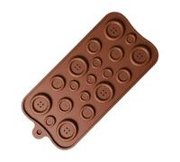 Moules à Chocolat Fournitures de pâtisserie DIY antiadhésives bouton | Moules cuisson silicone formes pour Noël Anniversaire Fêtes Dessert Fondant Gelées Cupcake