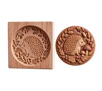 Moules à Cookies Accessoires pâtisserie animaux rigolos réutilisables | Emporte-pièces Formes En Relief Pour Maison Cuisine Fête Anniversaire Noël Pâtisserie P Hérisson