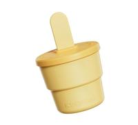 Moules à crème glacée en silicone, friandises de fête, Yellow | Moules à Popcylce pour le stockage de crème glacée, conteneurs de friandises de fête réutilisables, sans danger