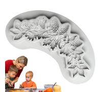 Moules à fondant en silicone réutilisables pour l'hiver | Moules en forme de cône pour décoration de gâteaux, chocolats, bougies, desserts, maison, fête, cuisine, boulangerie