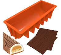 Moules à gâteaux de Noël en silicone, dimensions 32x13,2x7,5 cm, avec 2 tapis