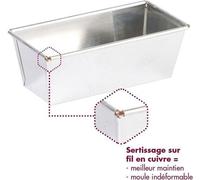 Moules à gâteaux en étain 14,125 x 4,125 pouces - Weltkoch Cuisine