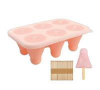 Moules à Glace avec Bâtonnets,Couvercle Anti-Fuite Inspiré Du Badminton - Moule en Silicone pour Bloc de Glace avec Bâtonnets - Pour La Pâtisserie Chocolat Mousse Brownie Fondant Gâteau Pudding