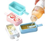 Moules à Glace | Avec Couvercle Lot de 4 Silicone Antiadhésif Réutilisable Facile à Démouler | Moule à Pop Ice | Pour Desserts, Puddings, Congélateur, Cuisine, Fête, Réunion Familiale