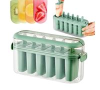 Moules à glace de qualité alimentaire, 6 cavités faciles à démouler, 23,4 cm avec bâtonnets, moule à robuste, moule à pop avec design doux, accessoire de congélateur pour cuisine