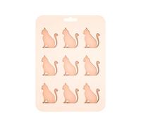 Moules à glaçons avec 9 fentes en forme de chat, plateau pratique, accessoire de refroidissement de boissons pour les amateurs de cocktails et glaçons, moule à chocolat