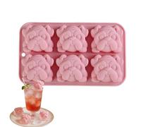 Moules à glaçons en forme de chien Silicone réutilisable et antiadhésif en | Pour la cuisson, la congélation et les glaçons Pour réaliser des jus, cocktails, boissons, gelées, choco