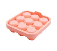 Moules à glaçons en Silicone 9 cavités Flexible Réutilisable Plateau Rose | Whisky Moule à Boule de Glace pour Whisky, Cocktail, Café, Thé, Boissons, Fêtes, Boissons, Aliments, Camping,