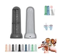 Moules à glaçons pour adultes, bac à glaçons unique et amusant pour tasses Stanley, blocs de glace fantaisie en silicone, réutilisable, congélation rapide, démoulage facile, fournitures de fête