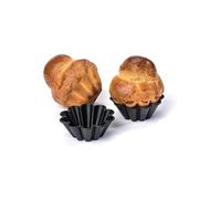 Moules à Mini Brioche Anti Adhésifs 75mm x 12 Matfer