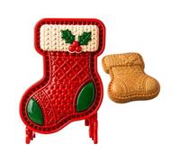 Moules à mini de Noël Forme chaussette de Noël en résine, réutilisable et | Moule flexible pour à la main pour fêtes, , réunions, maison, restaurant,