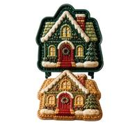 Moules à Mini-Pièces de Noël,Lot Réutilisable À Graver,Moules de Pâtisserie | Moules Décoratifs Noël: Père Noël, Bonhomme de Neige, Renne. Moules en plastique pour découper et préparer des pies festives