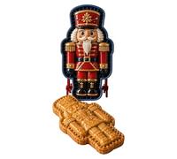 Moules à Mini-Pièces de Noël,Lot Réutilisable À Graver,Moules de Pâtisserie | Moules Décoratifs Noël: Père Noël, Bonhomme de Neige, Renne. Moules en plastique pour découper et préparer des pies festives