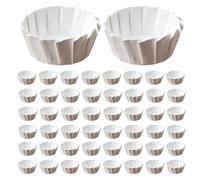 Moules à muffins en papier - Papier de boulangerie résistant à l'huile | 10,2 cm / 15,2/20,3 cm - Revêtement réutilisable pour cupcakes - Accessoires de cuisson pour muffins, cuisine, boulangerie