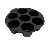 Moules à muffins en silicone | 7 tasses de cuisson en silicone pour cupcakes, muffins, accessoire pour friteuse à air 2,6/3,2/3,5-5,8L, gadgets de cuisine Retorno