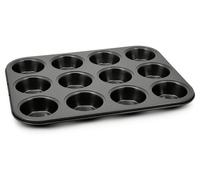 Moules à muffins Zyliss, lot de 12, avec revêtement antiadhésif, dimensions 35 x 27 x 2,8 cm, sans PFAS