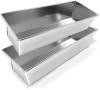 Moules à pain en aluminium - Moule à kouglof traditionnel - 35 x 11 x 7,5 cm