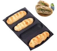 Moules à pâtisserie en silicone avec revêtement antiadhésif - Lot de 4 moules