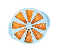 Moules à pâtisserie en silicone Moule triangulaire résistant à la chaleur | Moule à gâteau avec compartiments triangulaires pour mousse gelée pudding tarte aux fruits chocolat décorations familiales