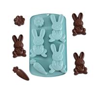 Moules à pâtisserie - Outil de fabrication de lapin 3D - Moule pour résine époxy - Pour la fabrication d'oursons en caoutchouc, de pâtisseries, de décoration de gâteaux, de savon, de chocolat, de