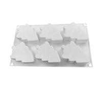 Moules à pâtisserie pour arbres de Noël - Moule en silicone à 6 cavités