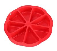 Moules à pizza en silicone | Triangle anti-adhésif à 8 cavités | Poêle à pain de maïs antiadhésive, pour débutants, professionnels, femmes, hommes, anniversaires, fêtes, rassemblements, événements à