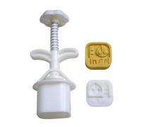 Moules à pression pour gâteaux de lune avec nom, tampon à biscuits, machine à gâteaux de lune de mi-automne, outils de décoration pour fabriquer des biscuits faciles à nettoyer