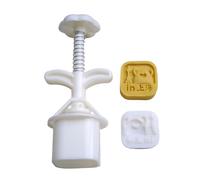 Moules à pression pour gâteaux de lune avec nom, tampon à biscuits, machine à gâteaux de lune de mi-automne, outils de décoration pour fabriquer des biscuits faciles à nettoyer
