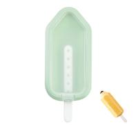 Moules à sucettes glacées en Silicone, moules à sucettes réutilisables pour sucettes glacées faites maison, barres de chocolat, sans BPA, de qualité alimentaire green A