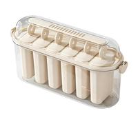 Moules À Sucettes Glacées Faits Maison - Machine À Bâtonnets À 6 Cavités À Dégagement Facile, Ensemble De Moules À Desserts Glacés De Grande Capacité | Récipient De Préparation De Crème Glacée Réutili