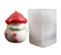 Moules Boule de Neige en Silicone Outil de Fabrication Artisanale 3D | Moule à Chocolat d'Hiver 3D pour Fêtes Scolaire Argile Plâtre