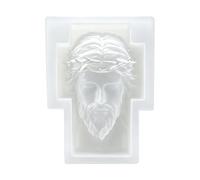 Moules chrétiens en silicone - Moule de fabrication de Jésus | Moule en silicone antiadhésif fait à la main pour la maison, l'école, le bureau, les vacances