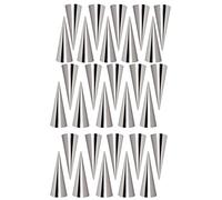 Moules Crème Pâtissière en Acier Inoxydable, FantasyDay Lot de 30 Moules Cannoli Moule Pain Tube Croissant Fabrication - Accessoire Traditionnel dans Cuisine pour Spirale Croissants Corne Gâteau Moule