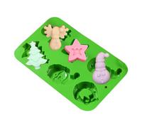 Moules de Cuisson en Silicone Ustensile de Cuisson et Pâtisserie | Moules à confiseries en silicone Pour la maison, les fêtes et réceptions, cupcakes, cookies, dess Cloche verte