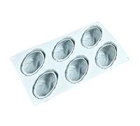 Moules De Cuisson Formes En Silicone - Bake Create Impress | Antiadhésif À 6 Cavités À Dégagement Facile | Boulangers Et Artisans, Moules En Silicone DIY Pour Aliments, Gâteaux, Muffins, Cookies, Dess