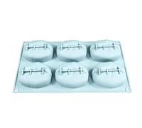 Moules De Cuisson Formes En Silicone - Bake Create Impress | Antiadhésif À 6 Cavités À Dégagement Facile | Boulangers Et Artisans, Moules En Silicone DIY Pour Aliments, Gâteaux, Muffins, Cookies, Dess
