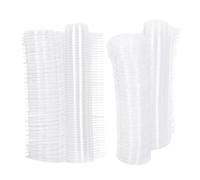 Moules de Fusion de Cire 100 Pièces, Moules de Cire Vides Transparents, Récipient de Moule de Fusion de Cire en Plastique pour la Fabrication de Bougies et de Boîtes de Fusion de