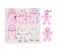 Moules De Noël En Silicone Gabarit Emporte-pièce Pour Bonbons Chocolat Et | Emporte-pièce Biscuits De Noël En Silicone Pour Thanksgiving Pâques Fêtes Pâtisserie Art En Sucre Fondant