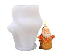 Moules de Noël en silicone pour bougies, moulage décoratif - Moule à bougie de Noël en silicone, pour loisirs créatifs, vacances, Thanksgiving, automne, hiver, table d'anniversaire, décoration