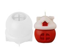Moules De Noël Pour Bougies Artisanat En Argile Du Cottage De Santa | Moule En Silicone Pour Résine De Maison Pour Décoration Noël Automne Hiver Anniversaire Table Décoration