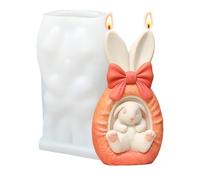 Moules de Pâques - Moule à Bricoler Lapin Démoulage Facile,Moules en Silicone de Bougie de Lapin 3D | pour Pâte à Modeler époxy Plâtre Fabrication Artisanale Événements et Ateliers Thèmatiques